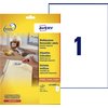 Etiket Avery L4735REV-25 210x297mm A4 wit 25 stuks foto