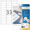 Etiket HERMA 8837 63.5x25.4mm mat wit 825 stuks foto