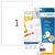 Etiquette HERMA 4230 210x297mm correctrice A4 blanc 25 pièces