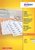 Etiket Avery DP246-100 70x36mm wit 2400 stuks