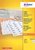 Etiket Avery DP167-100 105x37mm wit 1600 stuks