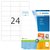Etiket HERMA 4615 70x37mm premium wit 4800 stuks