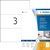 Etiquette HERMA 4664 210x99mm perforé blanc 300 pièces