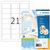 Etiket HERMA 4677 63.5x38.1mm premium wit 2100 stuks