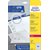 Etiket Avery L7651-25 38.1x21.2mm wit 1625 stuks