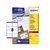 Etiket Avery L7165-40 99.1x67.7mm wit 320 stuks