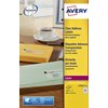 Etiket Avery L7551-25 38.1x21.1mm transparant 1625 stuks foto