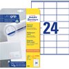 Etiket Avery 3490 70x36mm wit 600 stuks foto