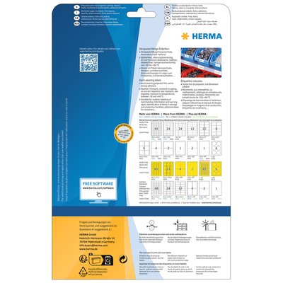 Etiket HERMA 4698 210x297mm weerbestendig wit 25 stuks