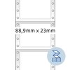 Etiquette HERMA 8210 88,9x23mm 1 rangée blanc 6000 pièces Photo