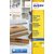 Etiquette Avery J8567-25 210x297mm A4 transparent 25 pièces