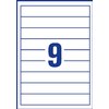 Etiquette dorsale Avery Small 30x190mm blanc 25 feuilles Photo