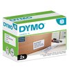Etiket Dymo LabelWriter 5XL verzendlabel 59x102mm 2 rollen á 575 stuks wit foto