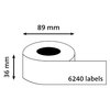 Etiket Dymo LabelWriter adressering 36x89mm 24 rollen á 260 stuks wit foto