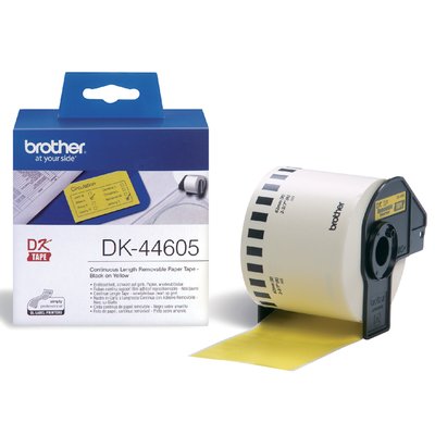 Etiquette Brother DK-44605 continu 62mm 1 rouleau 30m jaune
