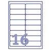 Etiket Avery J8162-10 99.1x33.9mm wit 160 stuks foto