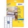 Etiket Avery J8161-10 63.5x46.6mm wit 180 stuks foto