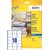 Etiket Avery J8161-10 63.5x46.6mm wit 180 stuks