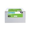 Labeltape Dymo LabelManager D1 polyester 19mm zwart op wit 10 stuks foto