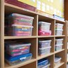Labeltape Dymo LabelManager D1 polyester 19mm zwart op wit 10 stuks foto