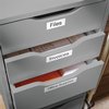 Labeltape Dymo LabelManager D1 polyester 19mm zwart op wit 10 stuks foto