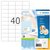 Etiket HERMA 4461 52.5x29.7mm premium wit 4000 stuks