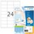 Etiket HERMA 4429 70x35mm premium wit 2400 stuks