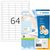 Etiket HERMA 4271 48.3x16.9mm premium wit 6400 stuks