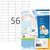 Etiket HERMA 4273 52.5x21.2mm premium wit 5600 stuks