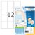 Etiket HERMA 4266 63.5x72mm premium wit 1200 stuks