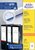 Rugetiket Avery breed 59x192mm zelfklevend wit 100 vel