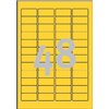 Etiquette Avery L6041-20 45,7x21,2mm jaune 960 pièces Photo