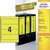 Rugetiket Avery breed 61x192mm zelfklevend geel 100 vel