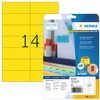 Etiket HERMA 5058 105x42.3mm verwijderbaar geel 280 stuks foto