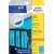 Rugetiket Avery breed 61x192mm zelfklevend blauw