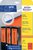 Rugetiket Avery breed 61x192mm zelfklevend rood