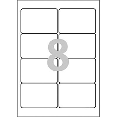 Etiket Avery L4745REV-25 96x63.5mm wit 200 stuks