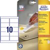 Etiket Avery L4744REV-25 96x50.8mm afneembaar wit 250 stuks foto