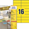 Etiquette Avery 3455 105x37mm jaune 1600 pièces Photo