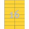 Etiquette Avery 3455 105x37mm jaune 1600 pièces Photo