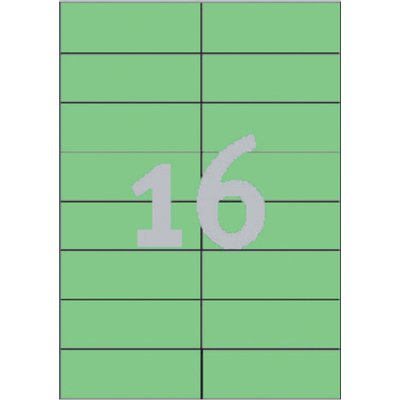 Etiquette Avery 3454 105x37mm vert 1600 pièces