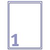 Etiket Avery L4775-20 210x297mm polyester wit 20 stuks foto
