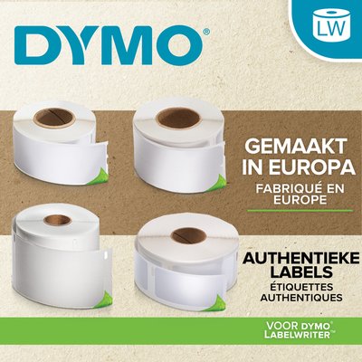 Etiquette Dymo LabelWriter Industriel 25x89mm 2 rouleaux x 350 pcs blanc