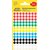 Etiket Avery 3090 rond 8mm assorti 416 stuks