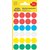Etiket Avery 3089 rond 18mm assorti 96 stuks