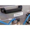Labeltape Dymo LabelManager D1 polyester 12mm duurzaam zwart op wit foto