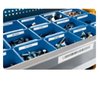 Labeltape Dymo LabelManager D1 polyester 12mm duurzaam zwart op wit foto