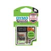 Labeltape Dymo LabelManager D1 polyester 12mm zwart op oranje foto
