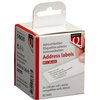 Labeletiket Quantore 99010 28x89mm adres wit 2 rollen foto