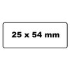 Labeletiket Quantore 11352 54x25mm adres wit 500 stuks foto
